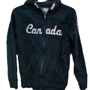 Black Canada Kids Hoodie